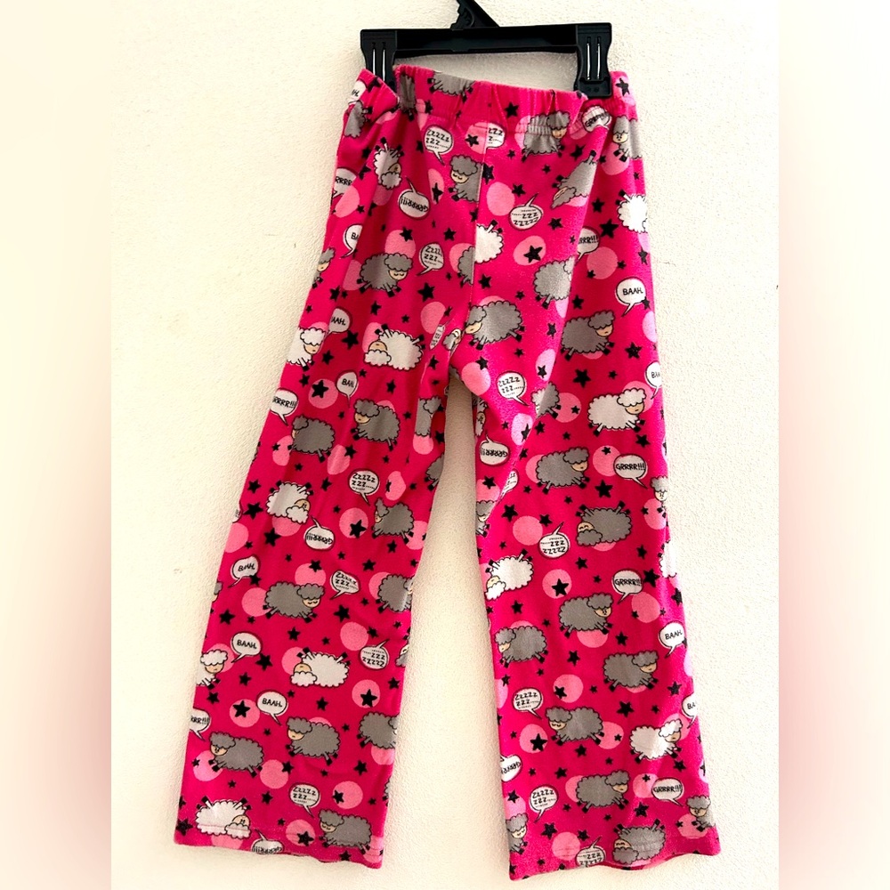 🌺 Joe Boxer Pink Sheep Kids Pajama Bottoms size 6